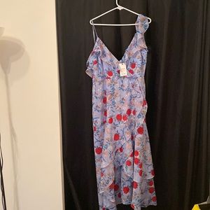 New BARDOT Chiffon Floral Print Maxi Dress